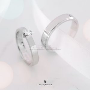 Cincin nikah tunangan kawin couple custom bekasi bahan emas perak palladium platinum bekasi 11