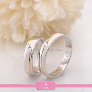 Cincin nikah tunangan kawin couple custom bekasi bahan emas perak palladium platinum bekasi 135