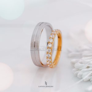 Cincin nikah tunangan kawin couple custom bekasi bahan emas perak palladium platinum bekasi 22