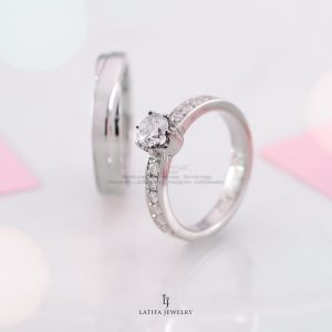 Cincin nikah tunangan kawin couple custom bekasi bahan emas perak palladium platinum bekasi 25