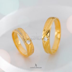 Cincin nikah tunangan kawin couple custom bekasi bahan emas perak palladium platinum bekasi 33