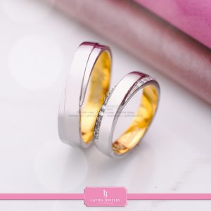 Cincin nikah tunangan kawin couple custom bekasi bahan emas perak palladium platinum bekasi 38