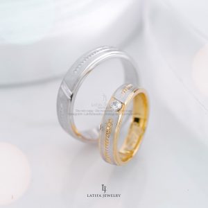 Cincin nikah tunangan kawin couple custom bekasi bahan emas perak palladium platinum bekasi 72